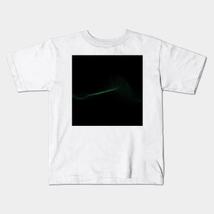 gamer green wave Kids T-Shirt